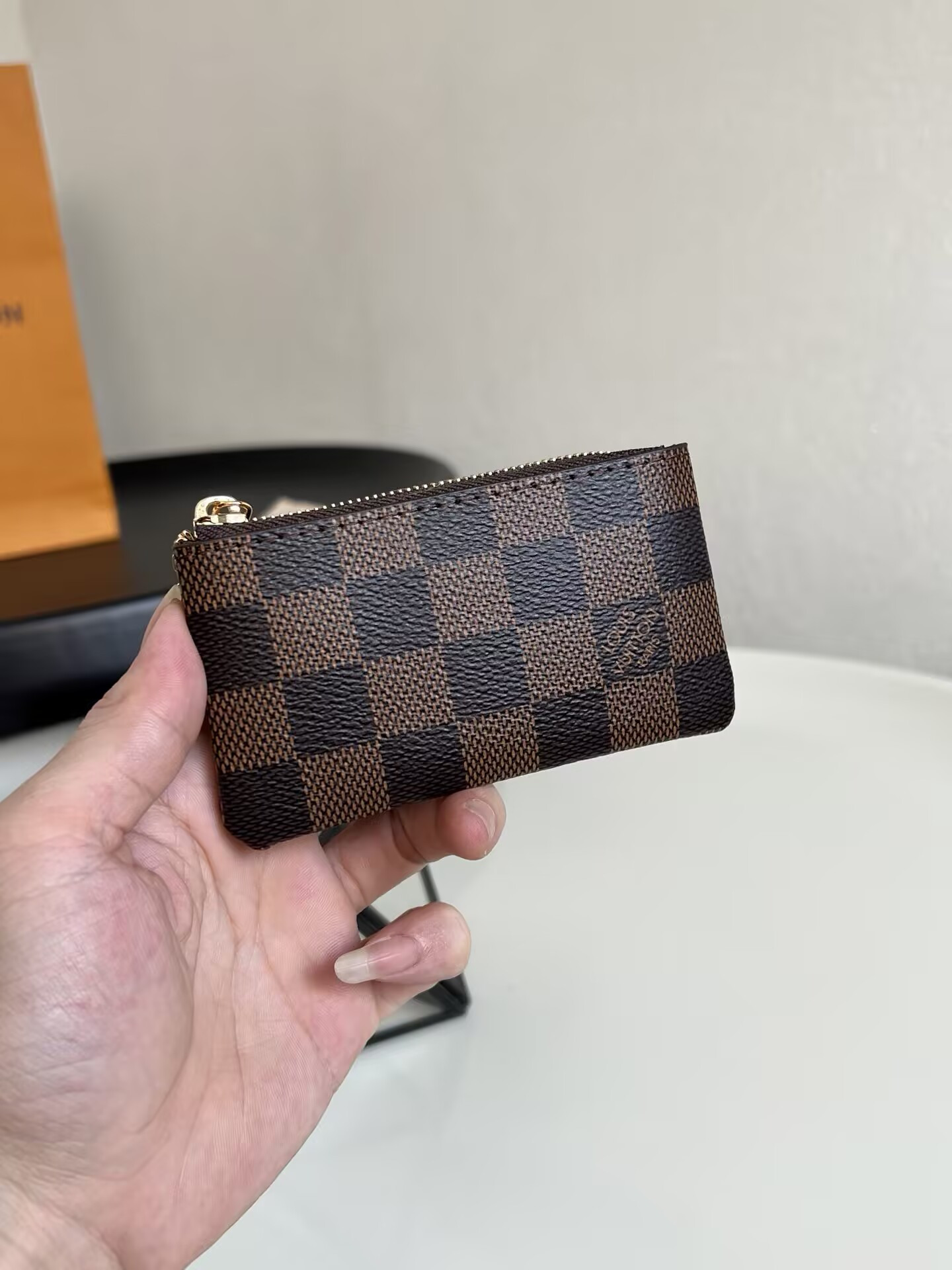 LV Key Pouch N62658 12x7x1.5cm