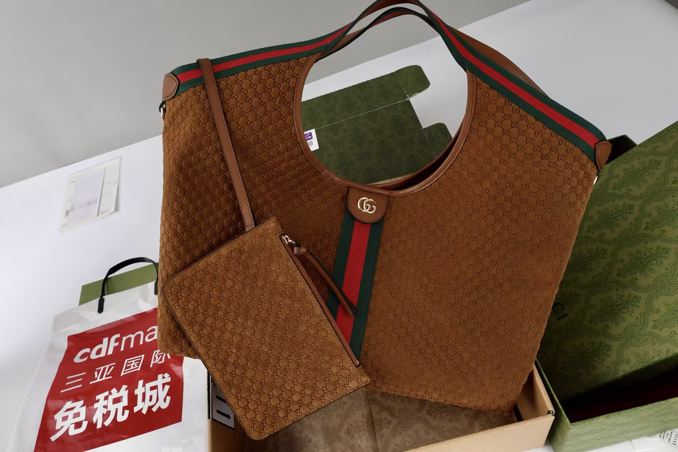 G*u*i giglio large tote bag 60x47x16cm