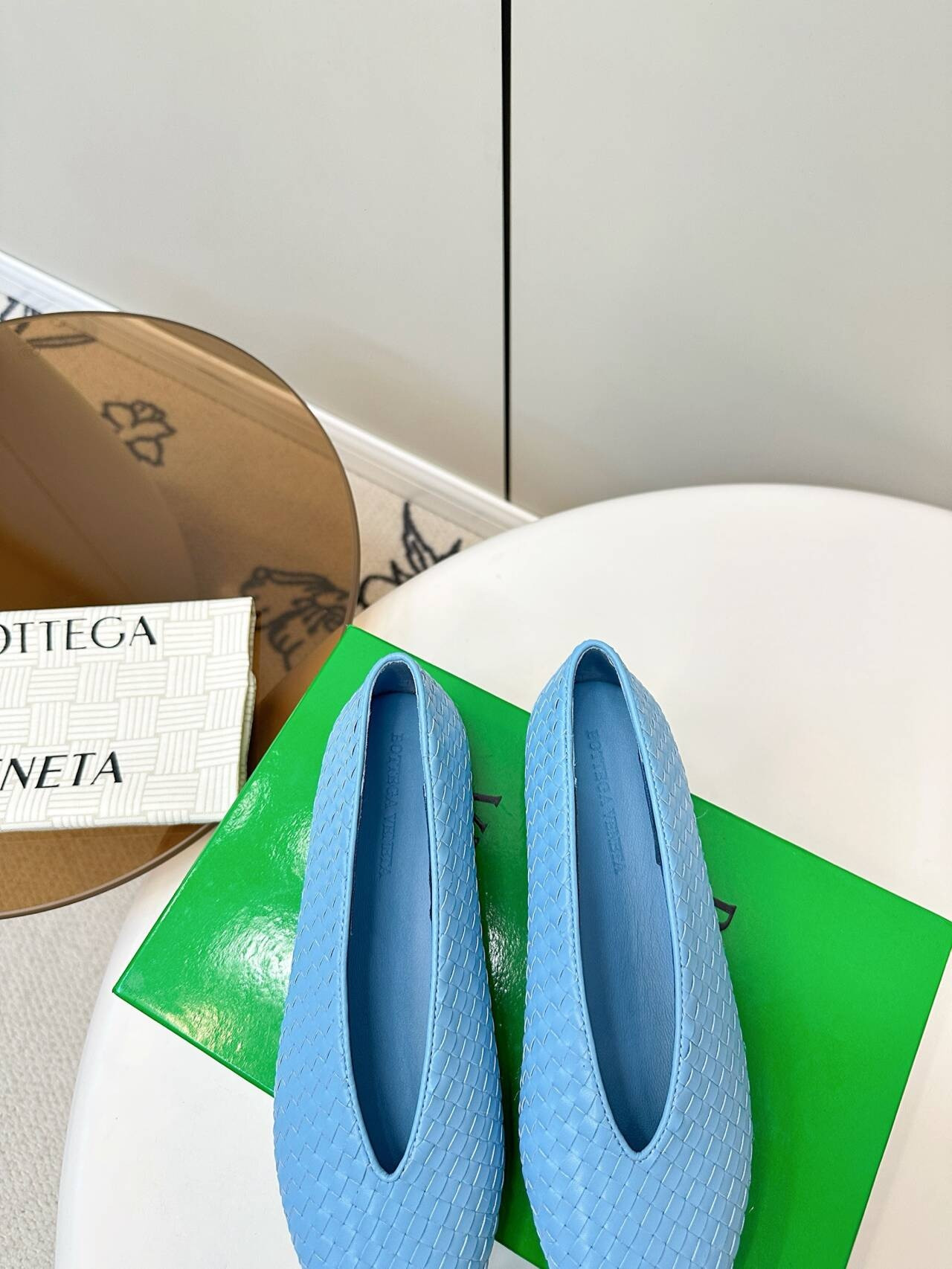 ua bo*te*ga Ve*ne*ta intrecciato ballerina