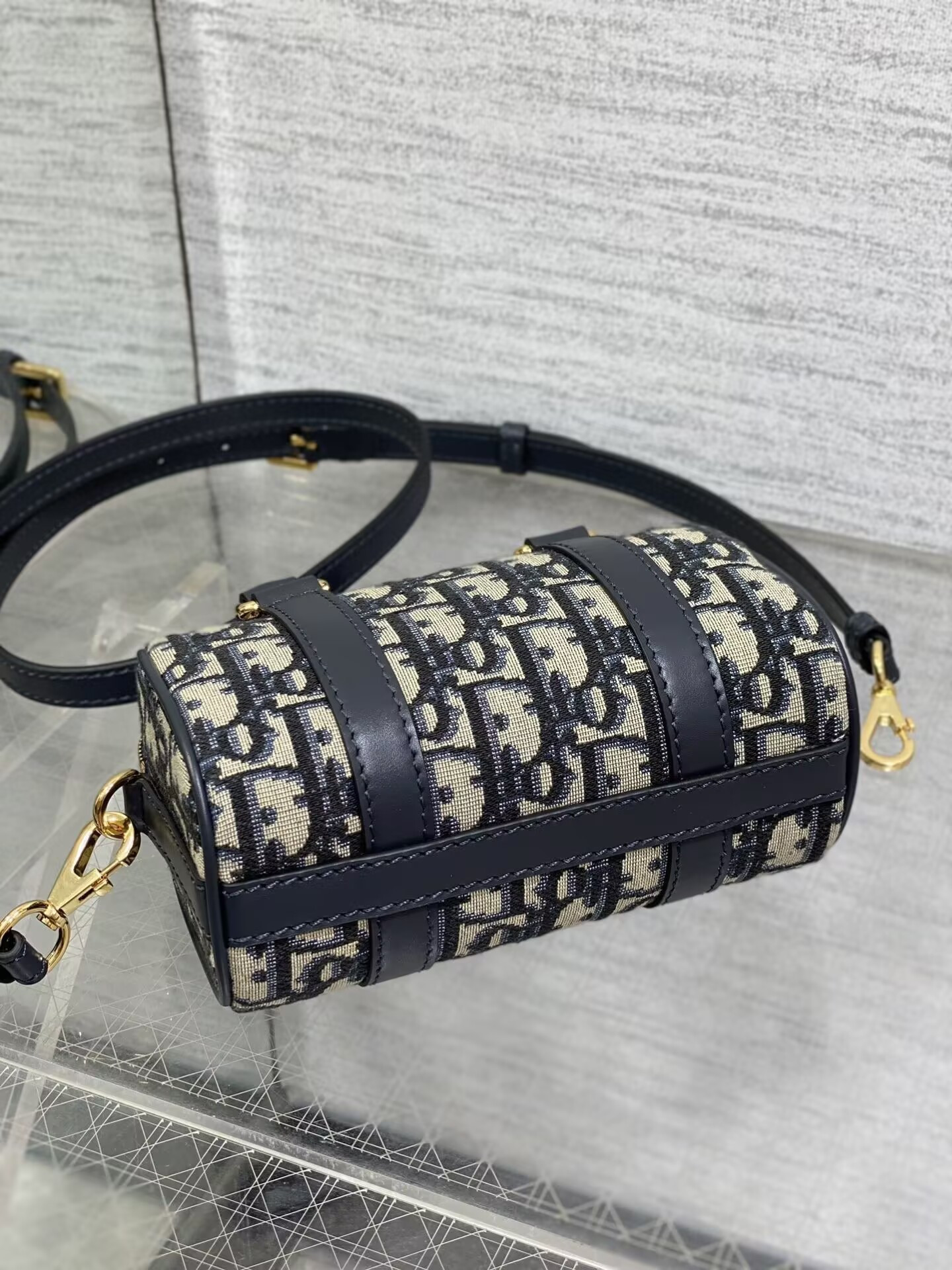 D*0r Groove 17 Bag Blue D*0r Oblique Jacquard 17x10x8cm