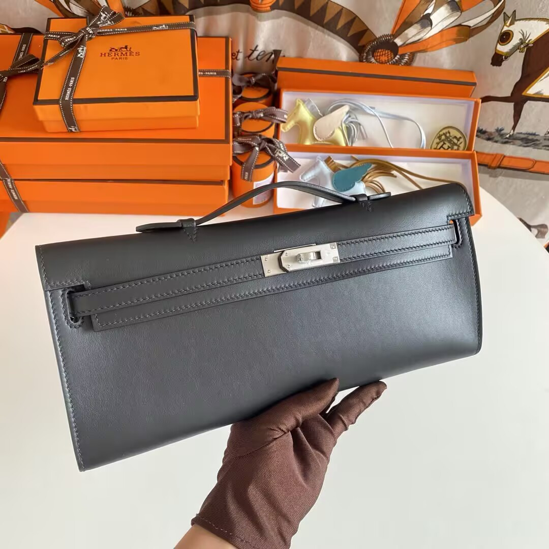 H**mes kelly cut 31cm swift leather