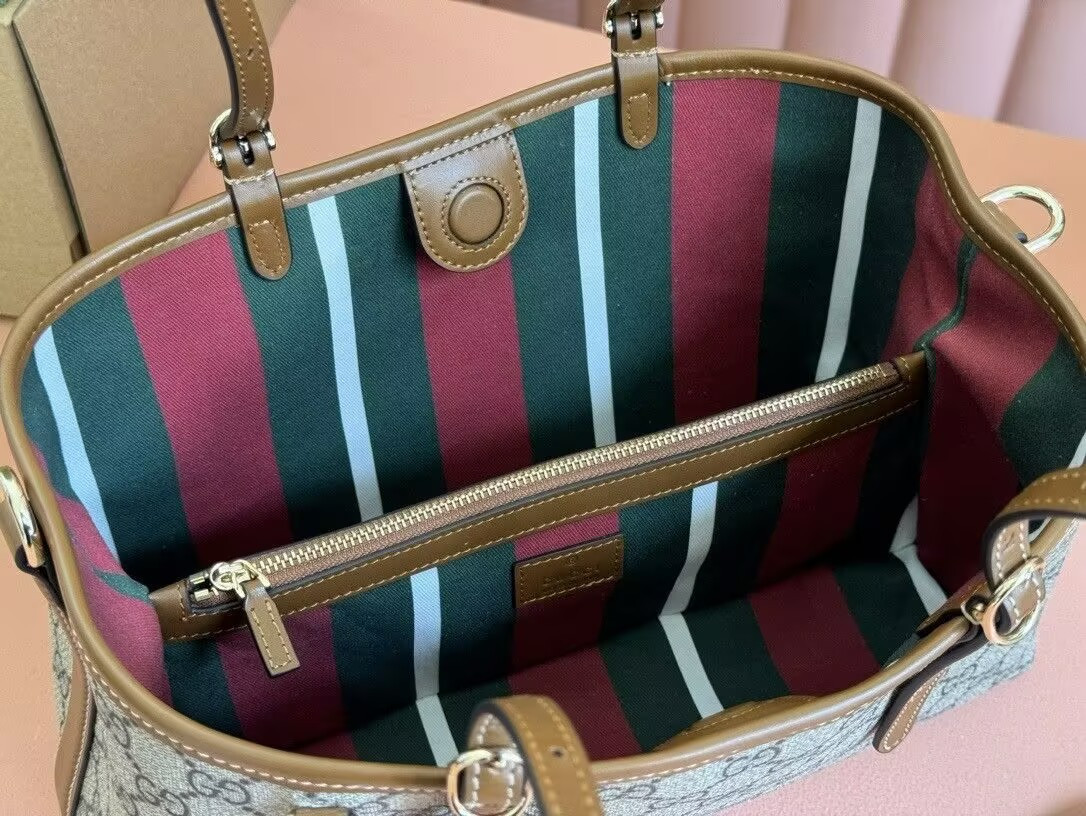 G*u*i GG Emblem Tote Bag 31x18.5x11.5cm