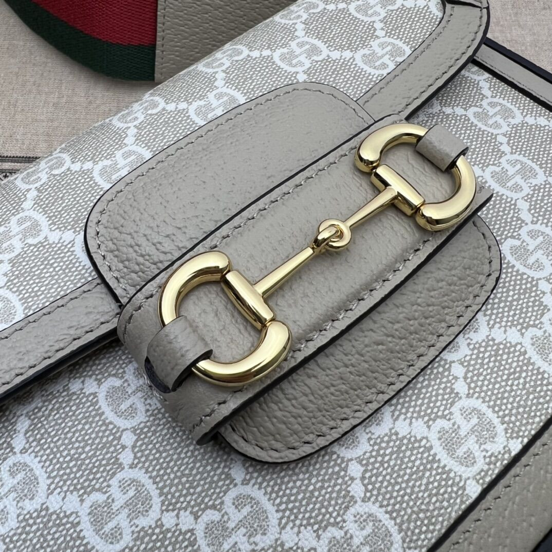 G*u*i HORSEBIT 1955 SHOULDER BAG 9.8"W x 7"H x 3.1"D