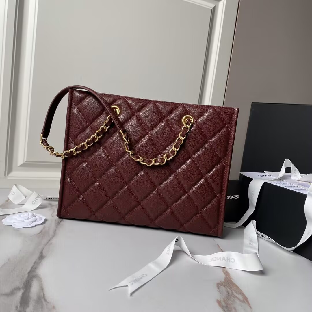Ch*el Shopping Bag 24×30.5cm