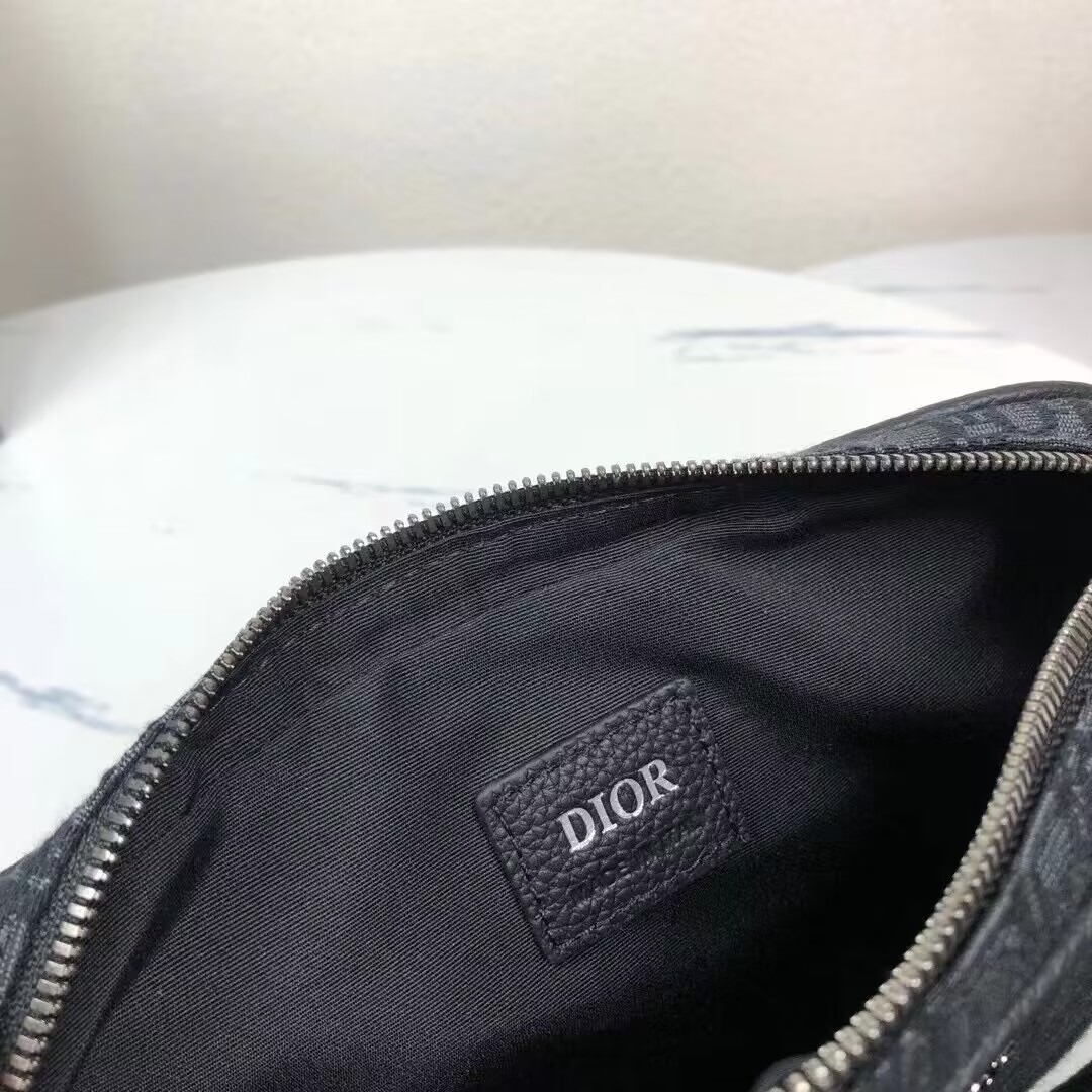 D*0r Saddle Triple Pouch Black D*0r Oblique Jacquard 18x25x5CM