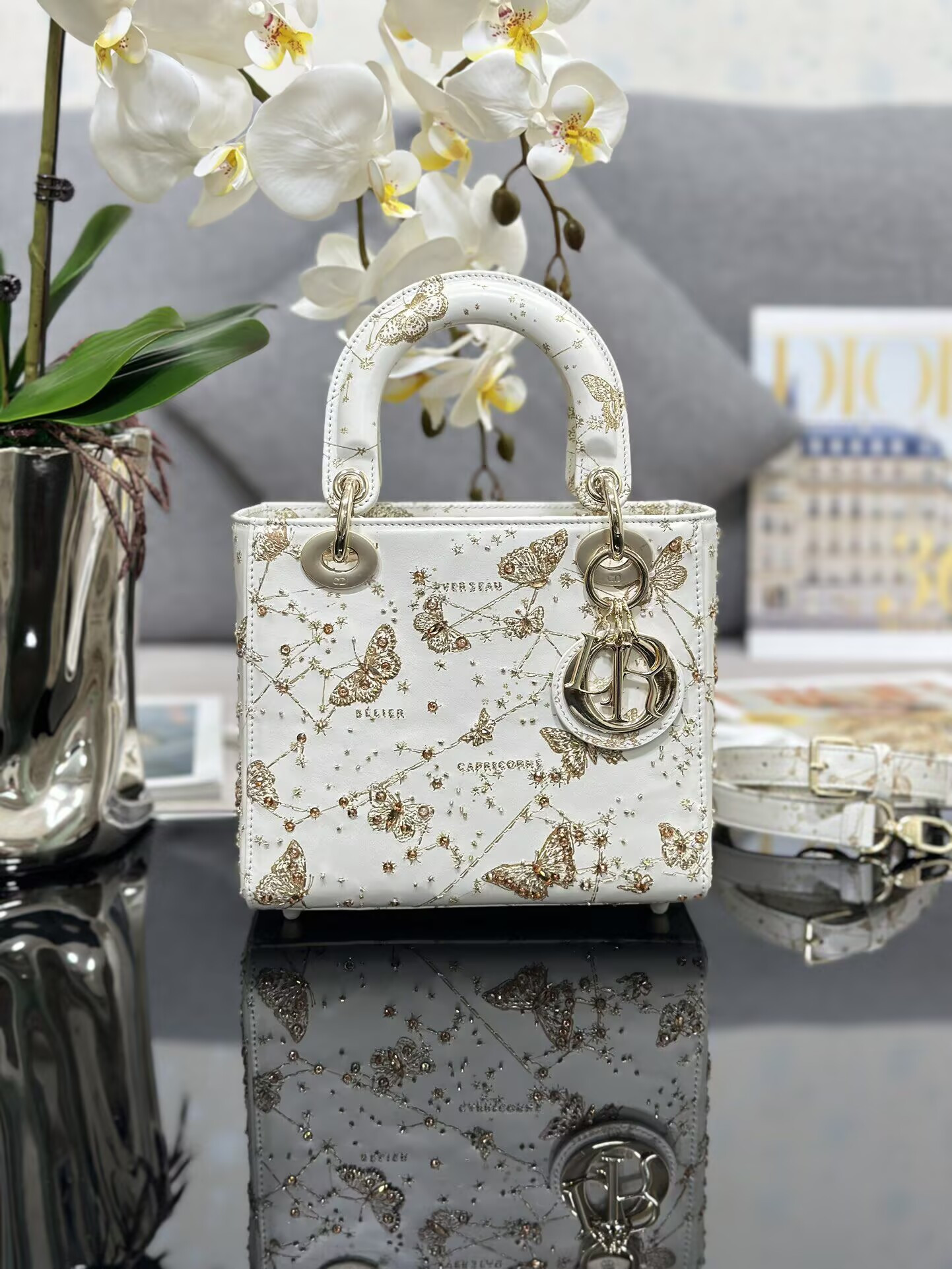 Lady D*0r Bag 20 x 16.5 x 8cm (High-end Version)