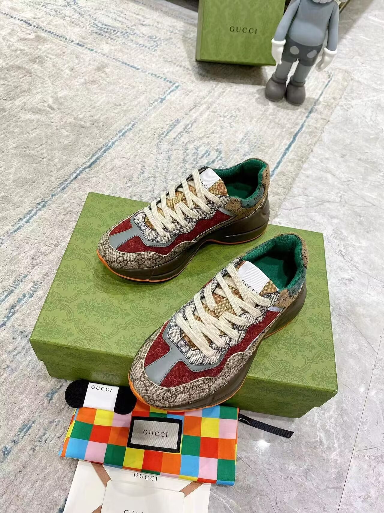 UA G*u*i GG Rhyton Sneaker