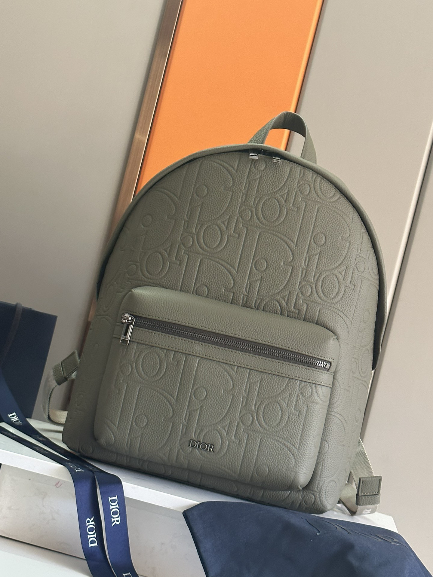 D*0r Rider 2.0 Backpack Khaki D*0r Gravity Leather and Khaki Grained Calfskin 31 x 40 x 18 cm
