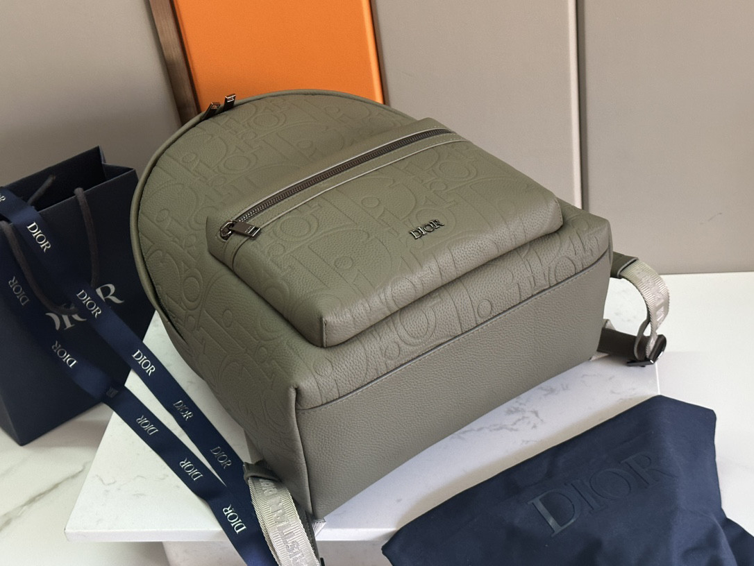 D*0r Rider 2.0 Backpack Khaki D*0r Gravity Leather and Khaki Grained Calfskin 31 x 40 x 18 cm