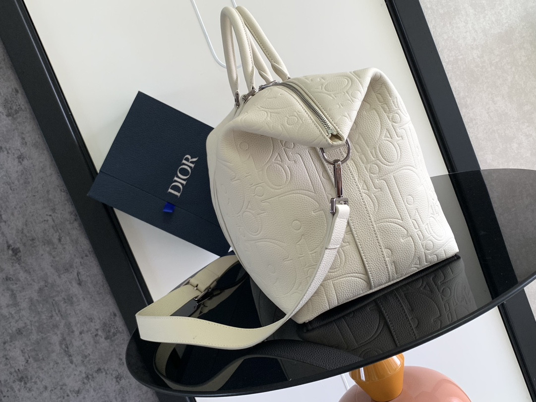D*0r Weekender 40 Beige D*0r Gravity Leather and Beige Grained Calfskin 57.5 x 34.5 x 22 cm