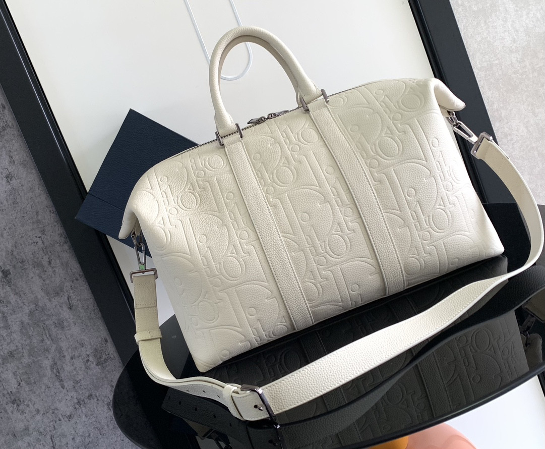 D*0r Weekender 40 Beige D*0r Gravity Leather and Beige Grained Calfskin 57.5 x 34.5 x 22 cm