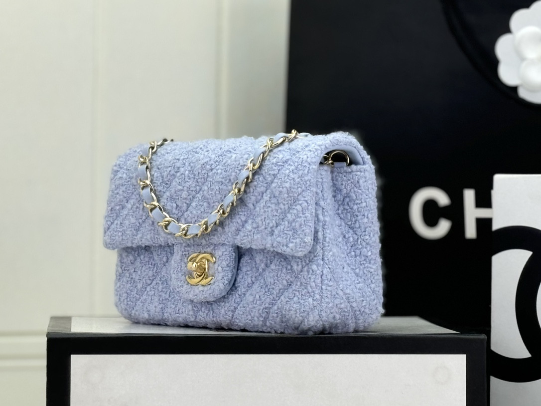 Ch*el MINI CLASSIC 11.12 HANDBAG 20 12 × 20 × 6 cm