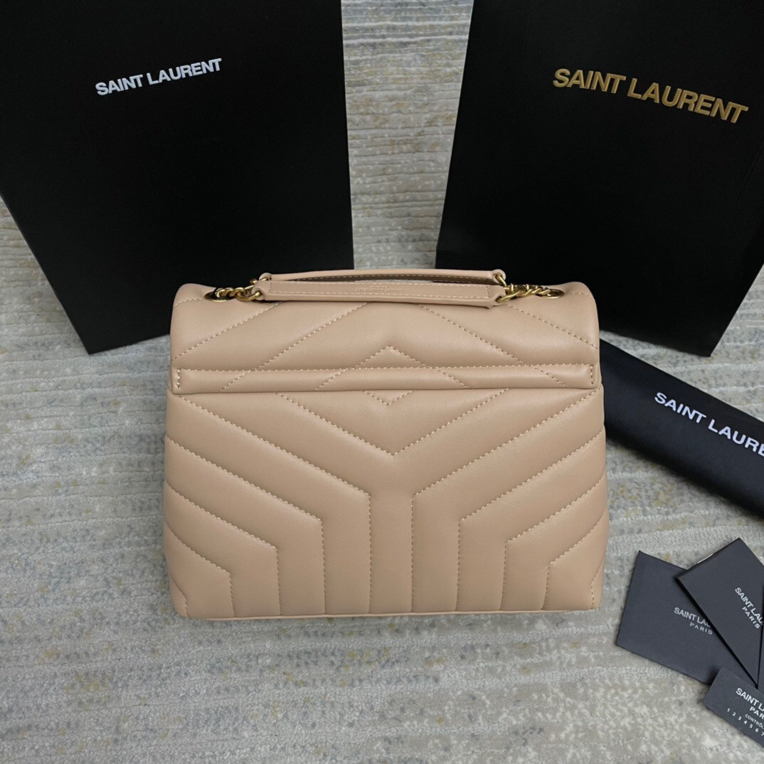 Y*L LOULOU SMALL IN QUILTED LEATHER 23x17x9cm