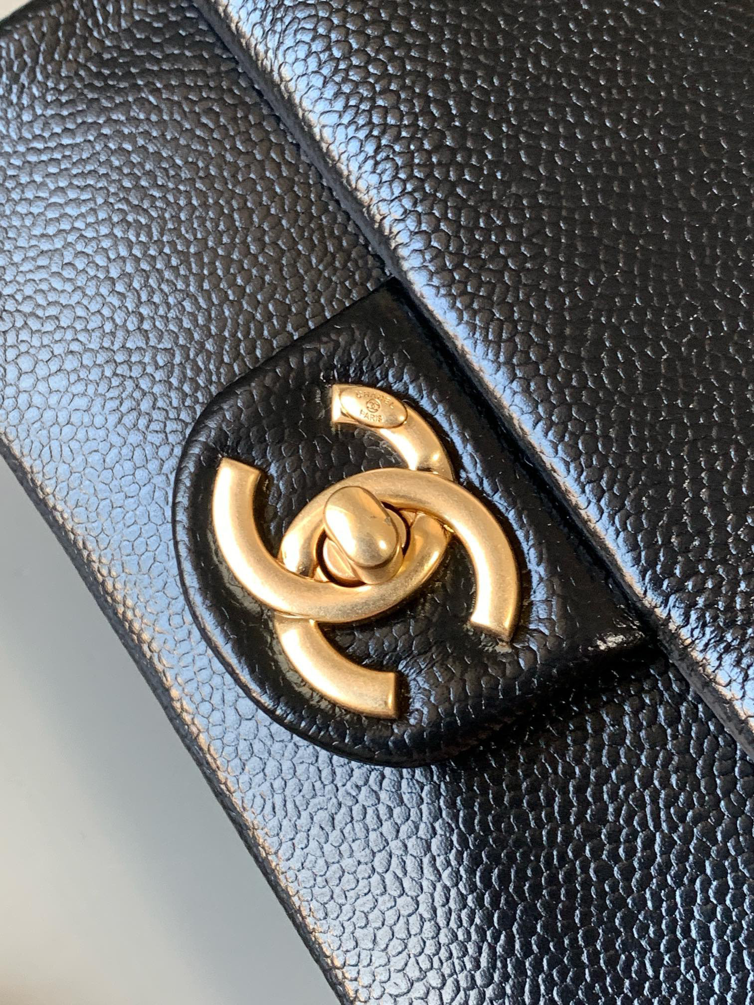 Ch*el MINI FLAP BAG 13 × 17.5 × 6 cm