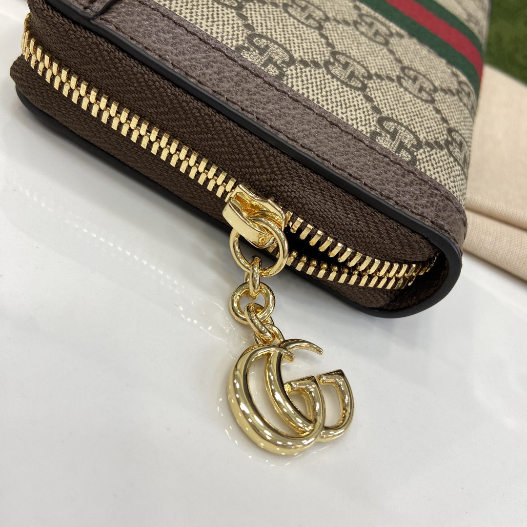 G*u*i OPHIDIAZIP AROUND WALLET 19.5x11x3cm