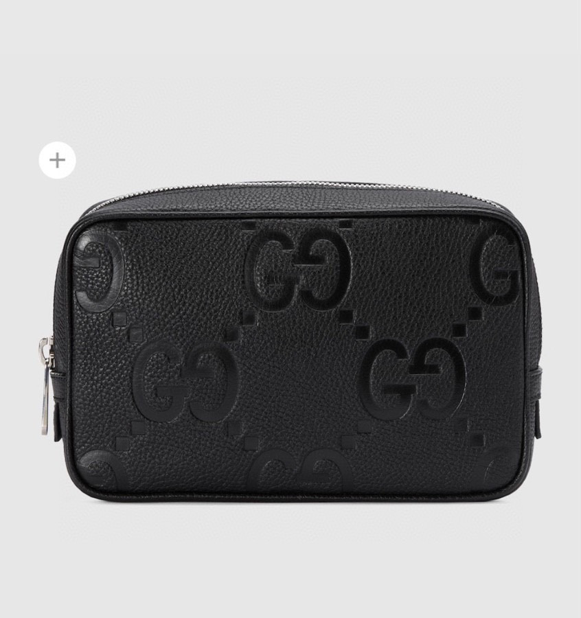 G*u*i Jumbo GG toiletry case 23x14.5x6.5cm