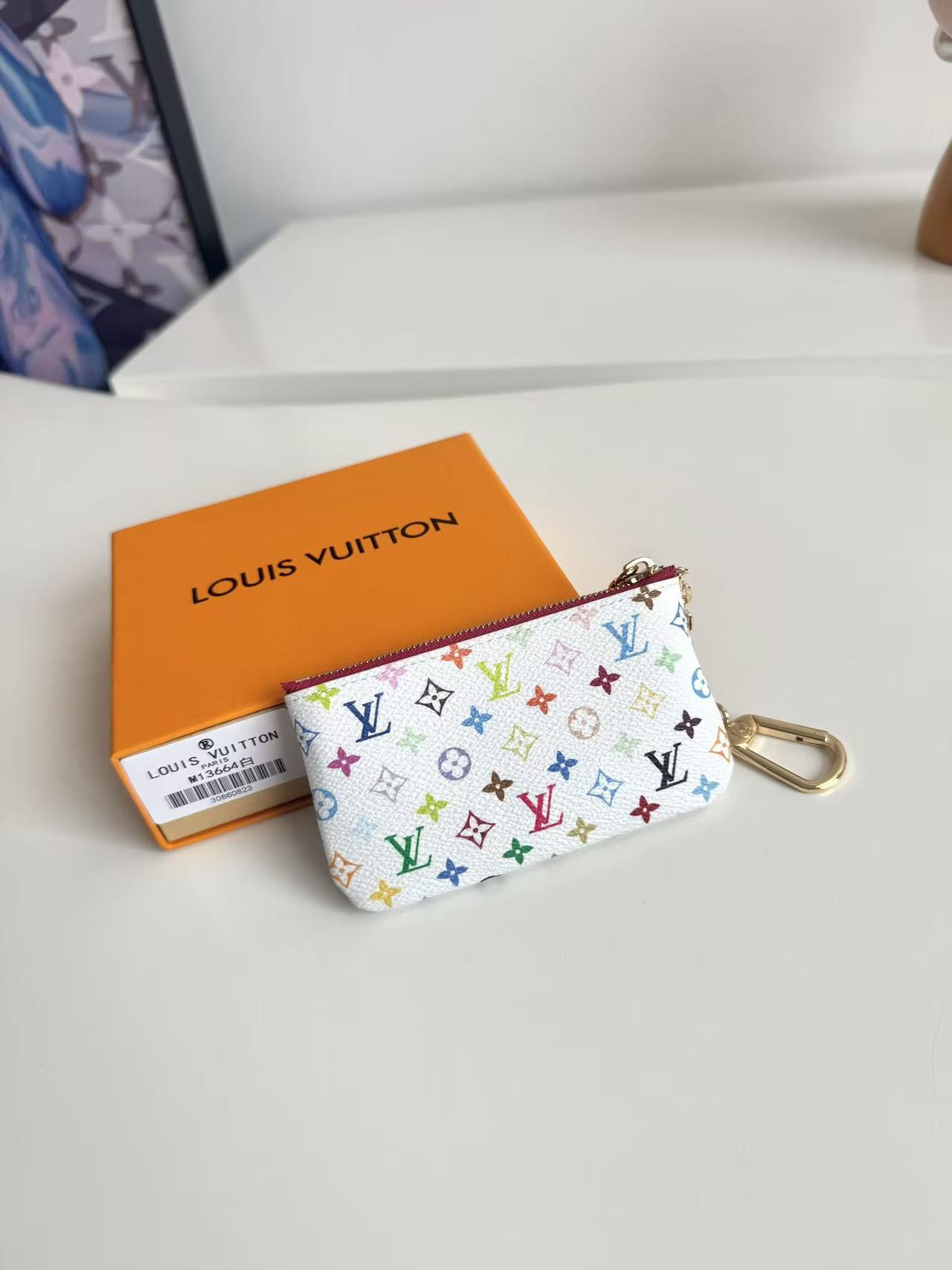 LV x TM Key Pouch M28388 12x7x1.5cm