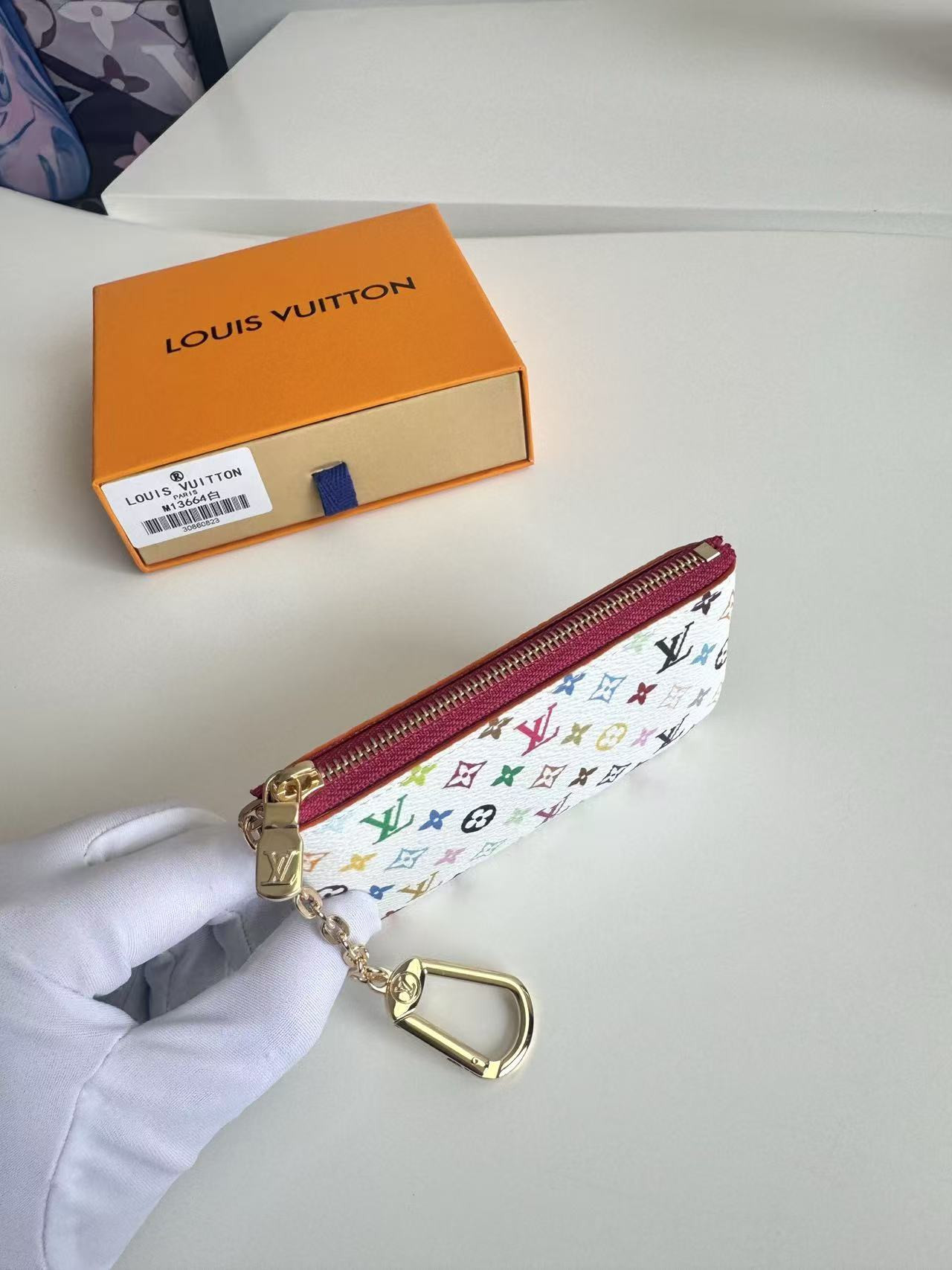LV x TM Key Pouch M28388 12x7x1.5cm
