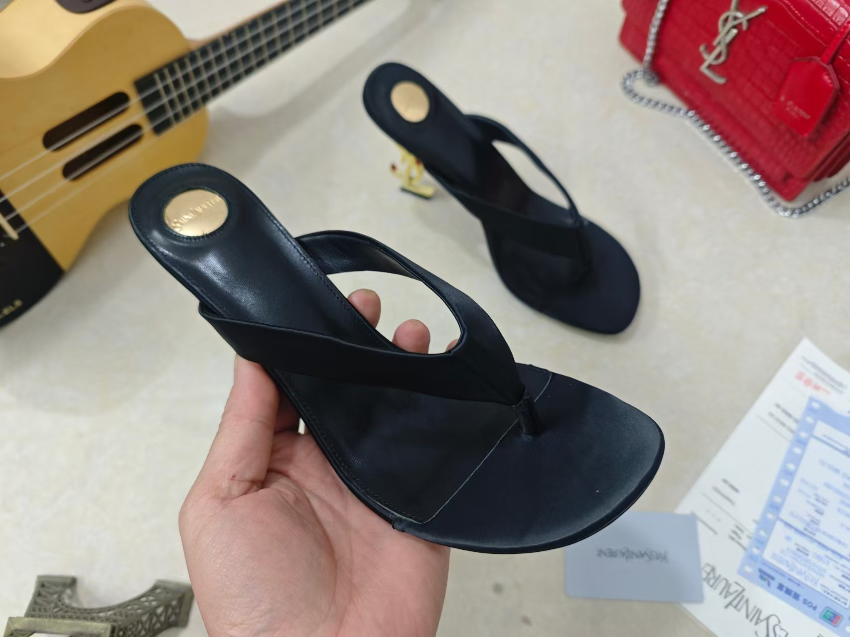 ua Y*L opyum pantoletten aus satin-crêpe