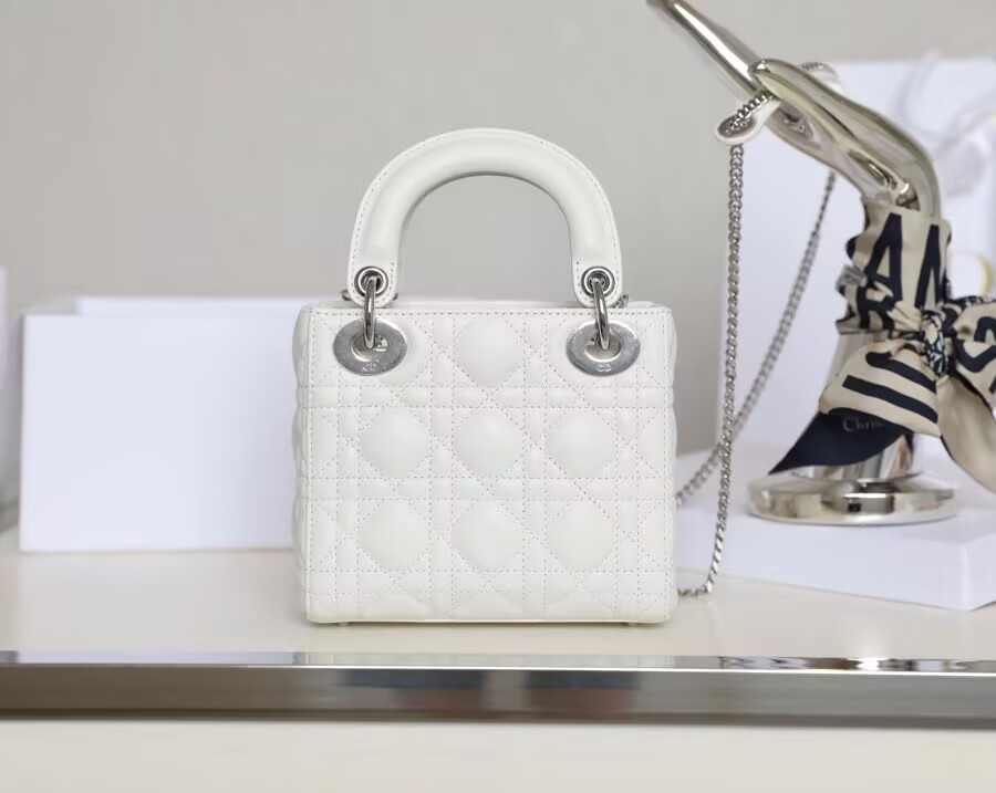 MINI LADY D*0r BAG 6.5 x 6 x 3 inches