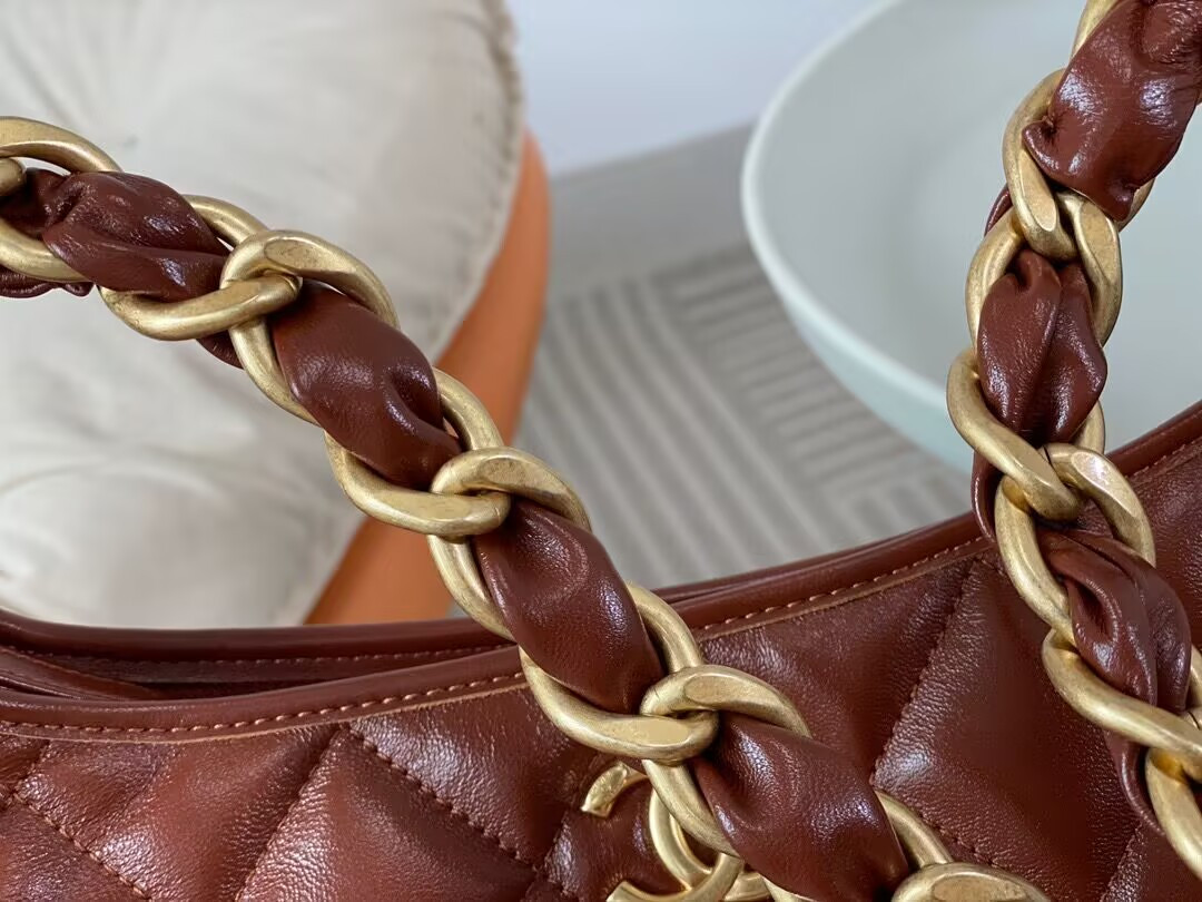 Ch*el Hobo Bag 30×28×11cm