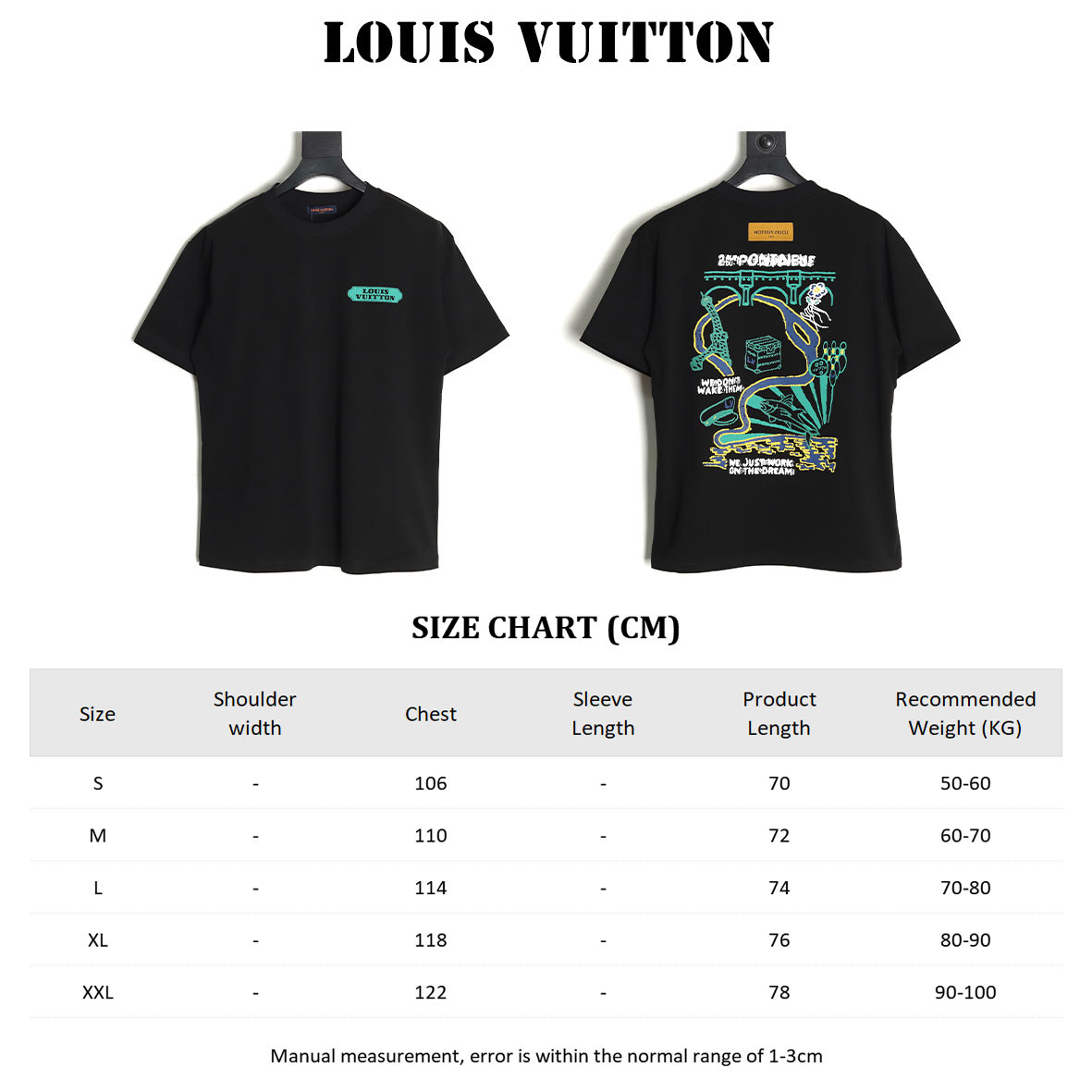L0*is V*t0n LV 25ss Short-sleeved T-shirt