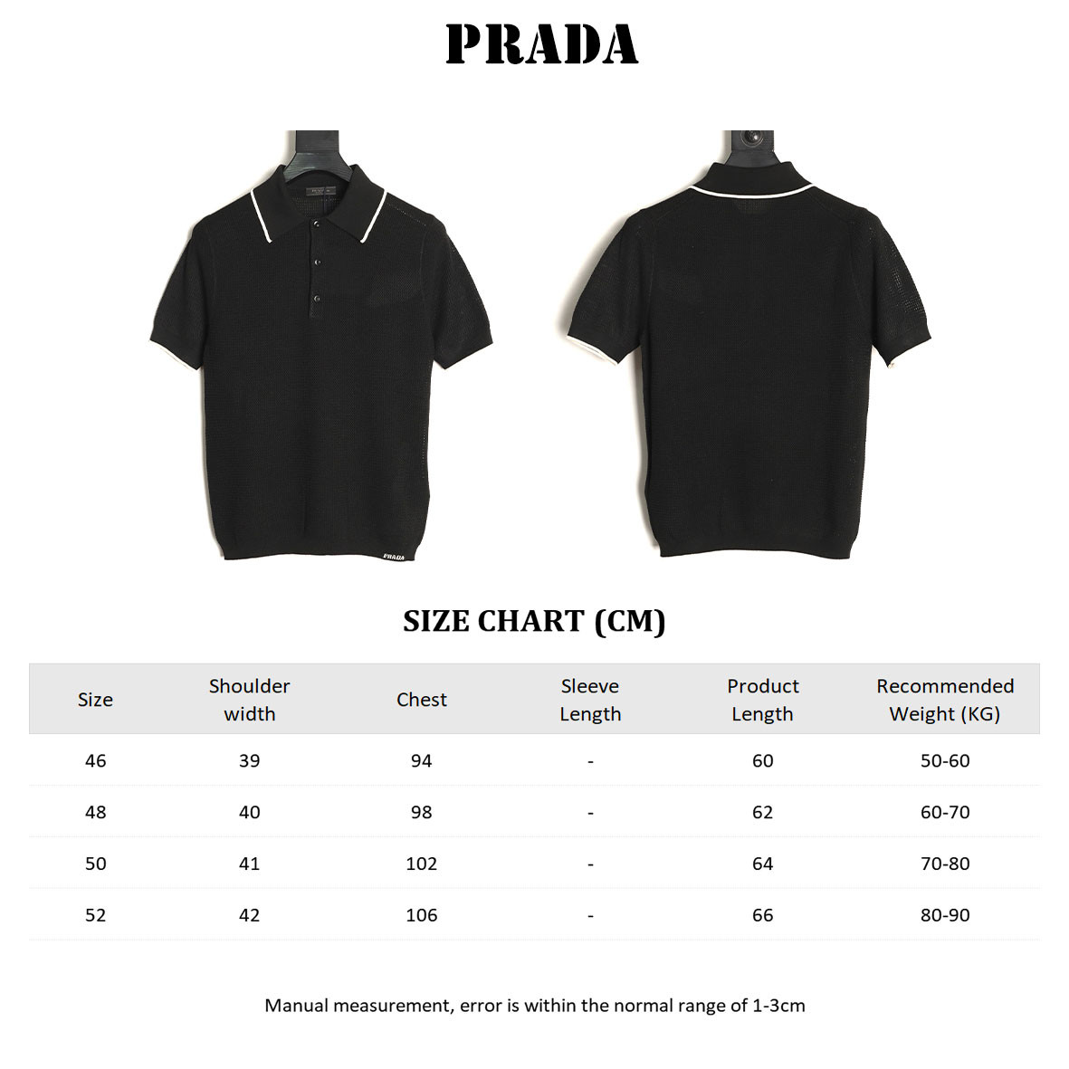 Pra*a short-sleeved polo shirt