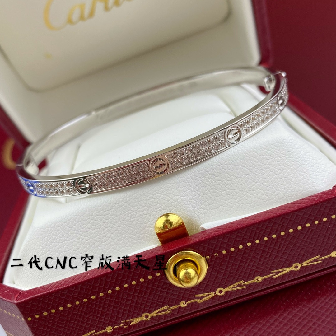 Ca*t*er Narrow Gypsophila Diamond Bracelet(No returns or exchanges accepted)