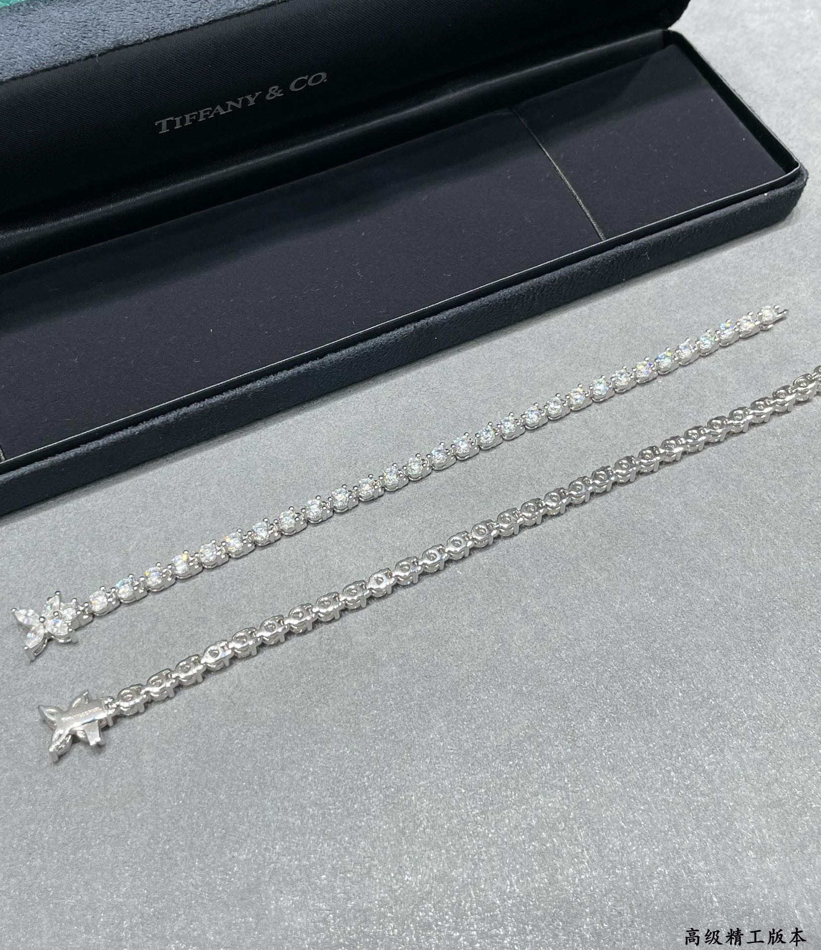 T*f*ny & Co. Soleste Marquise Diamond Full Bracelet Ag925