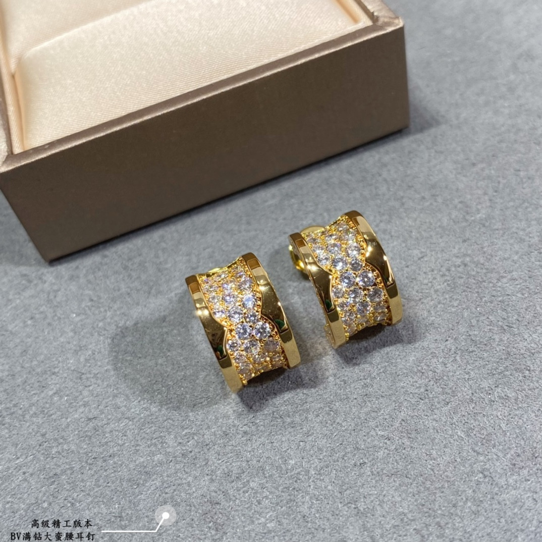 B*l*ai Full of diamond waist Earrings