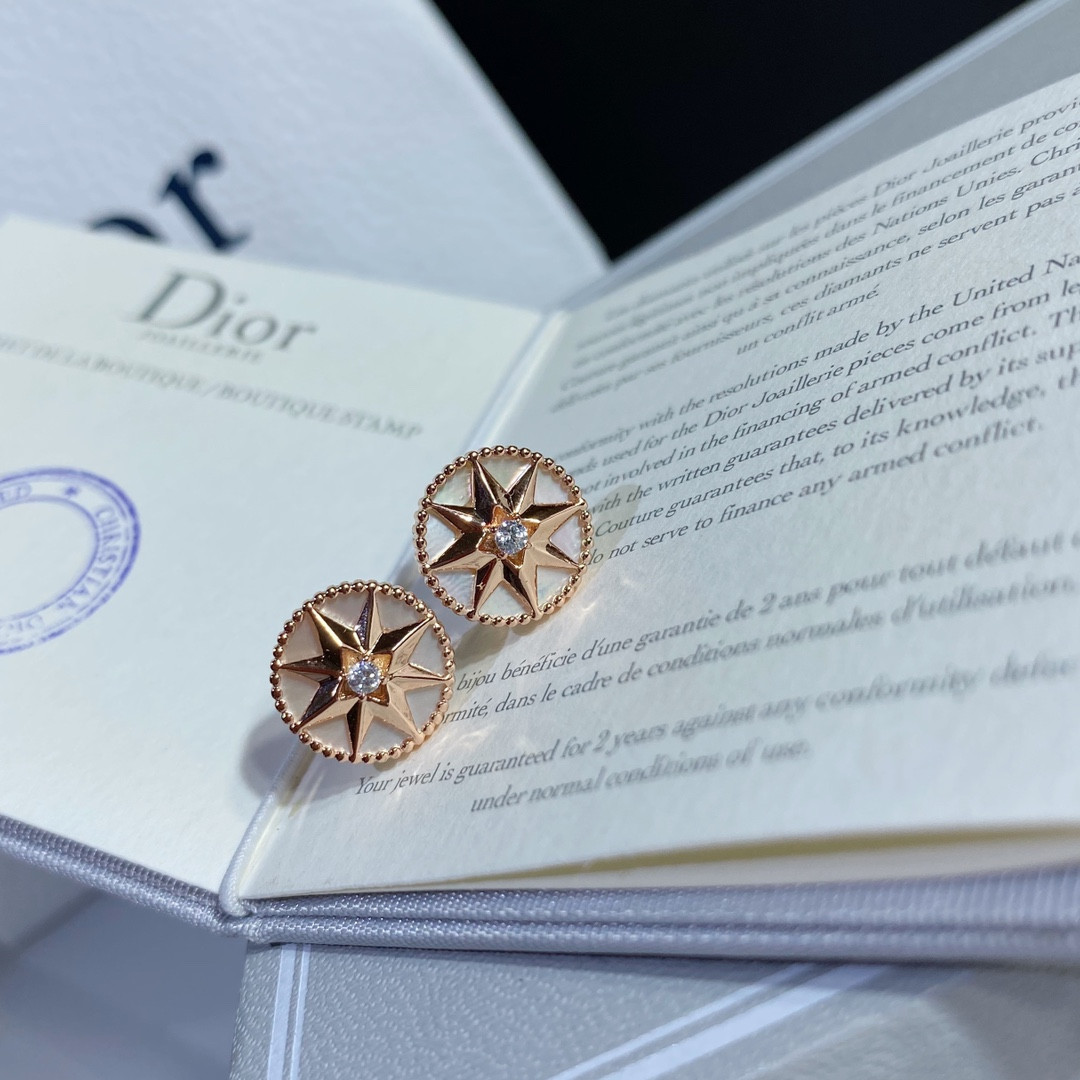 D*0r compass Stud Earrings