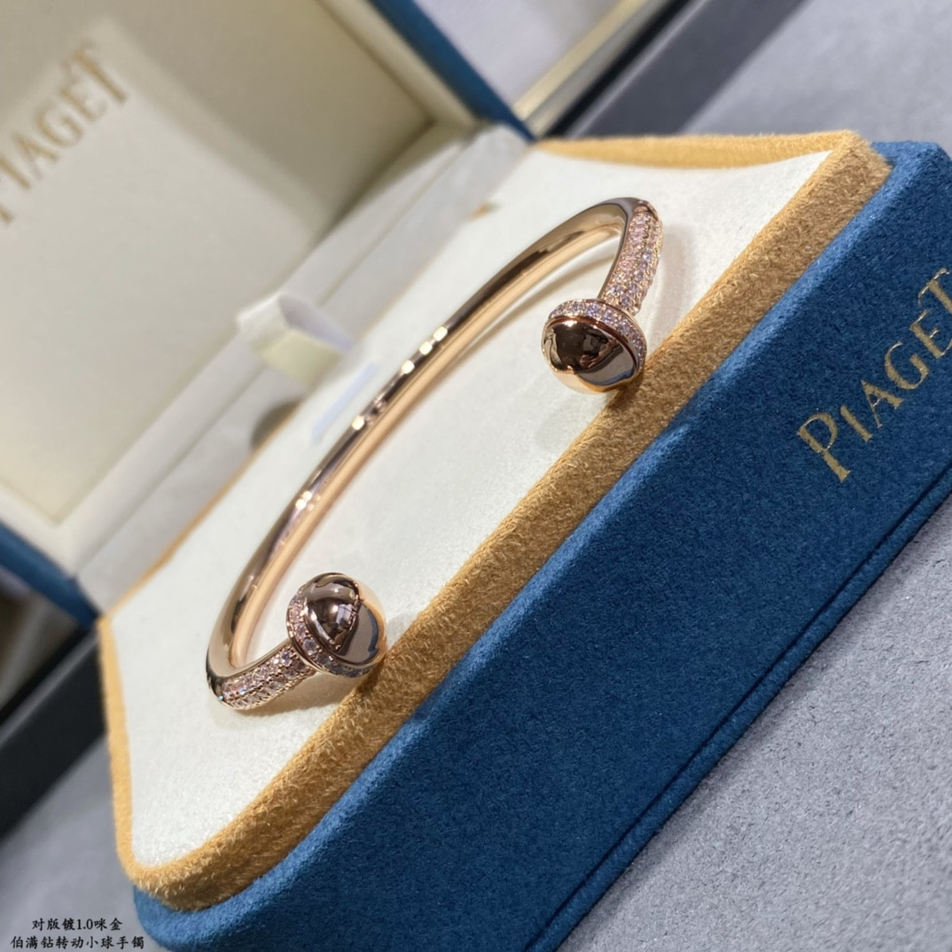 Piaget fully diamond-encrusted rotating ball Bracelet