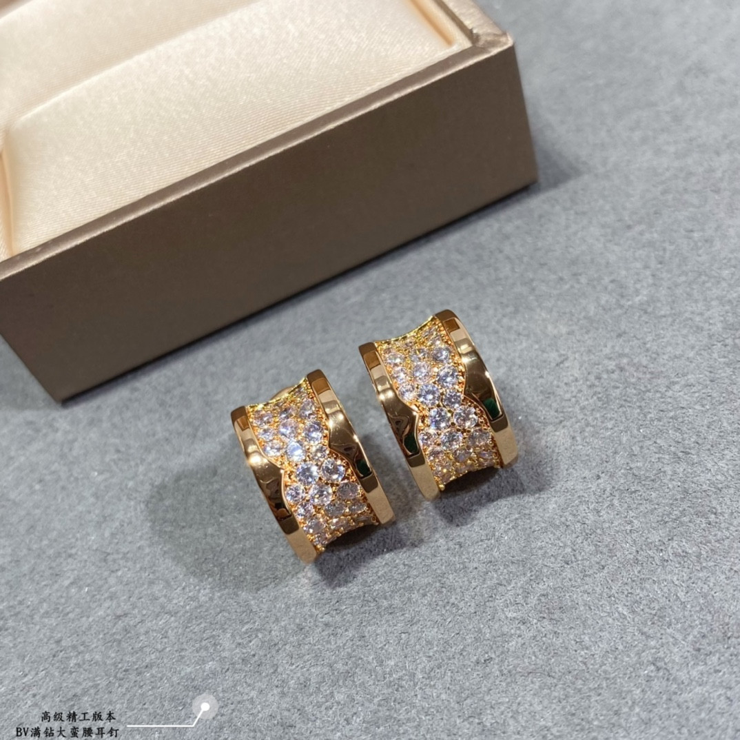 B*l*ai Full of diamond waist Earrings