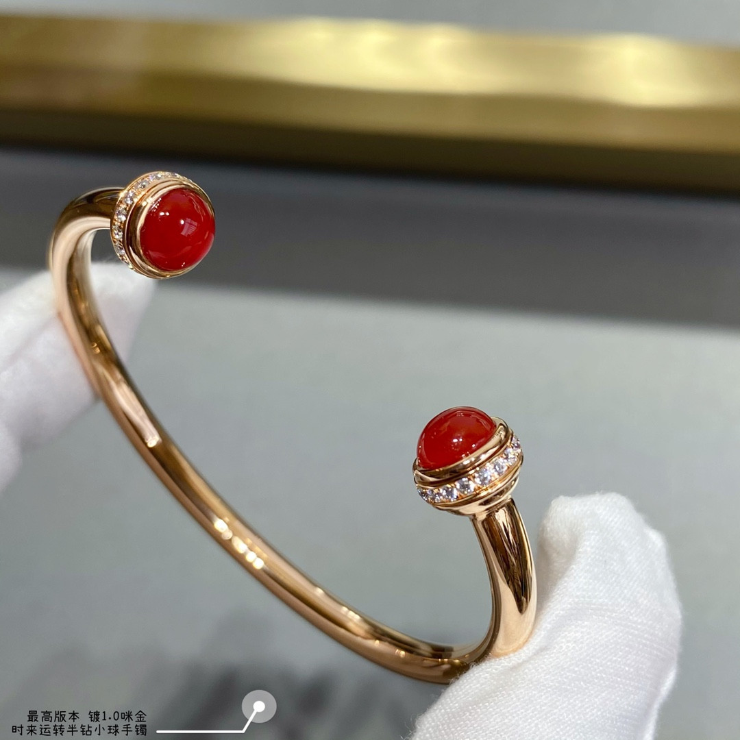 Piaget half-diamond rotating ball Bracelet