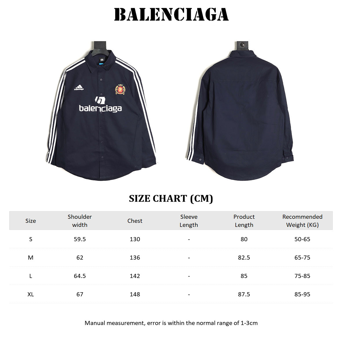 Ba*len*cia*ga Long-sleeved Shirts