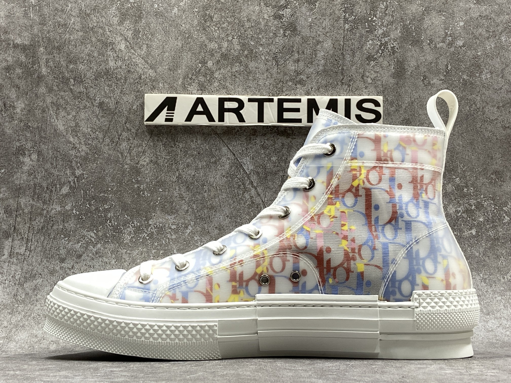D*0r B23 High Top Multicolor Oblique