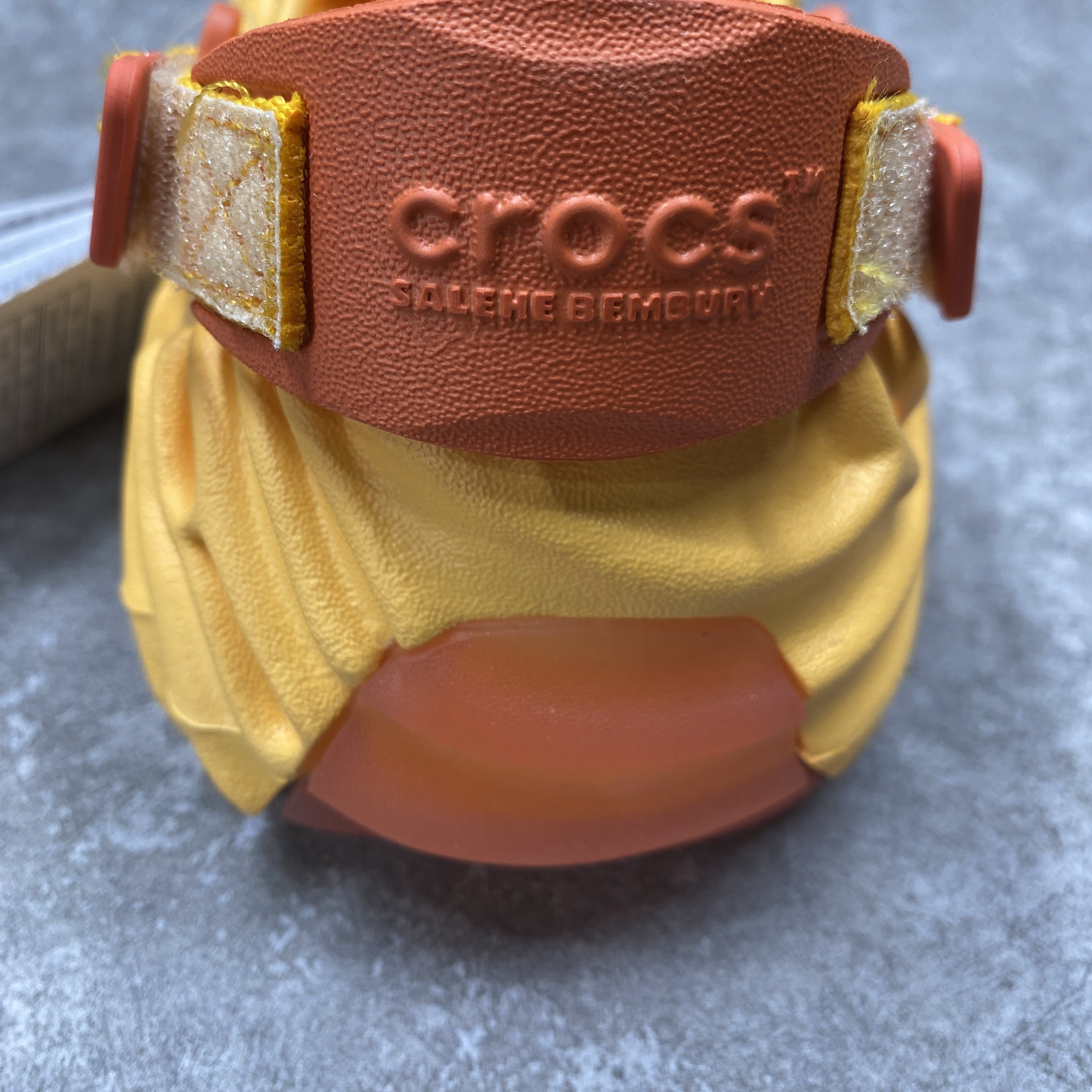 Cr*0*s Pollex Clog by Salehe Bembury Yellow