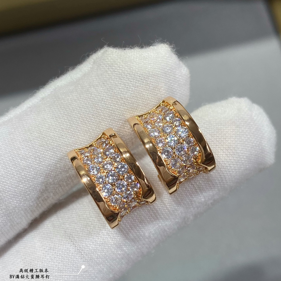 B*l*ai Full of diamond waist Earrings
