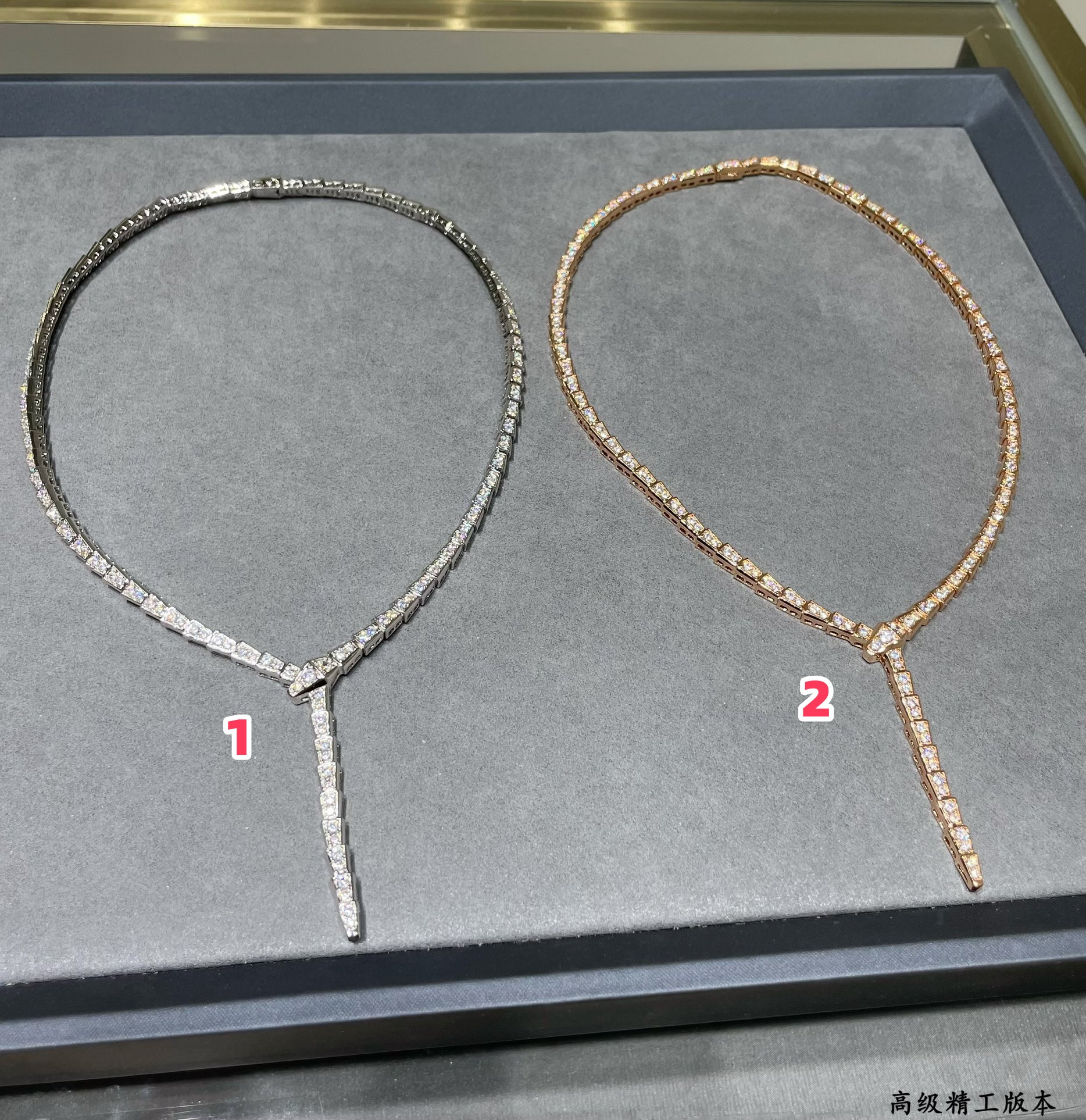 B*l*ai Thin snake Necklace(No refund or exchange)
