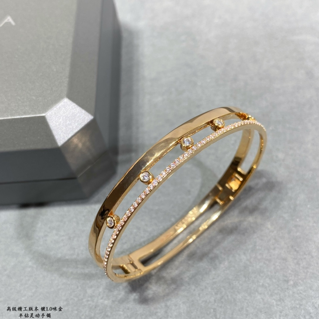 Messika Half Diamond Moving Bracelet