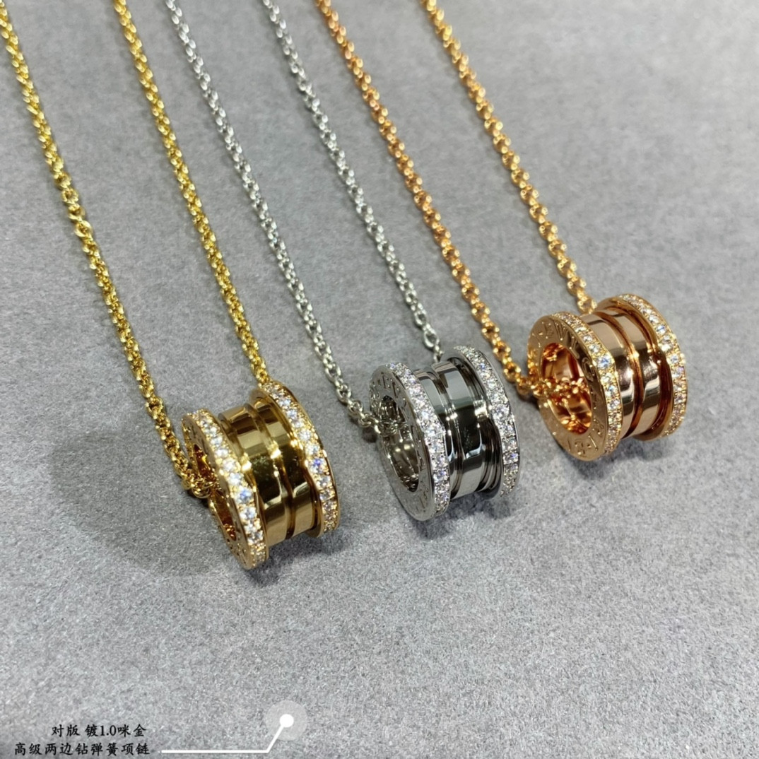 B*l*ai Spring both sides drill Necklace