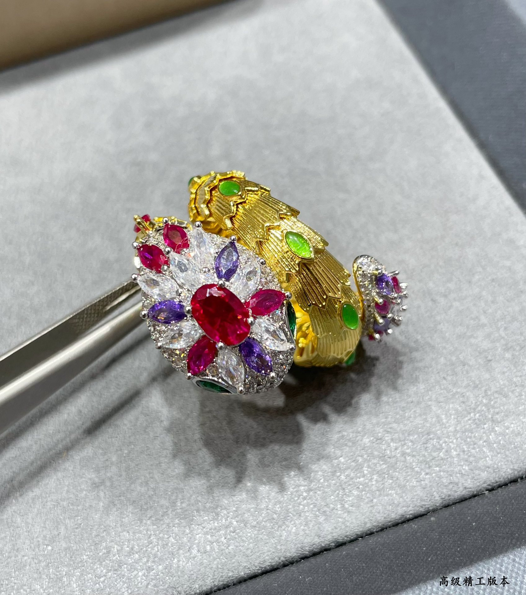 B*l*ai Diamond Princess Snake Ring