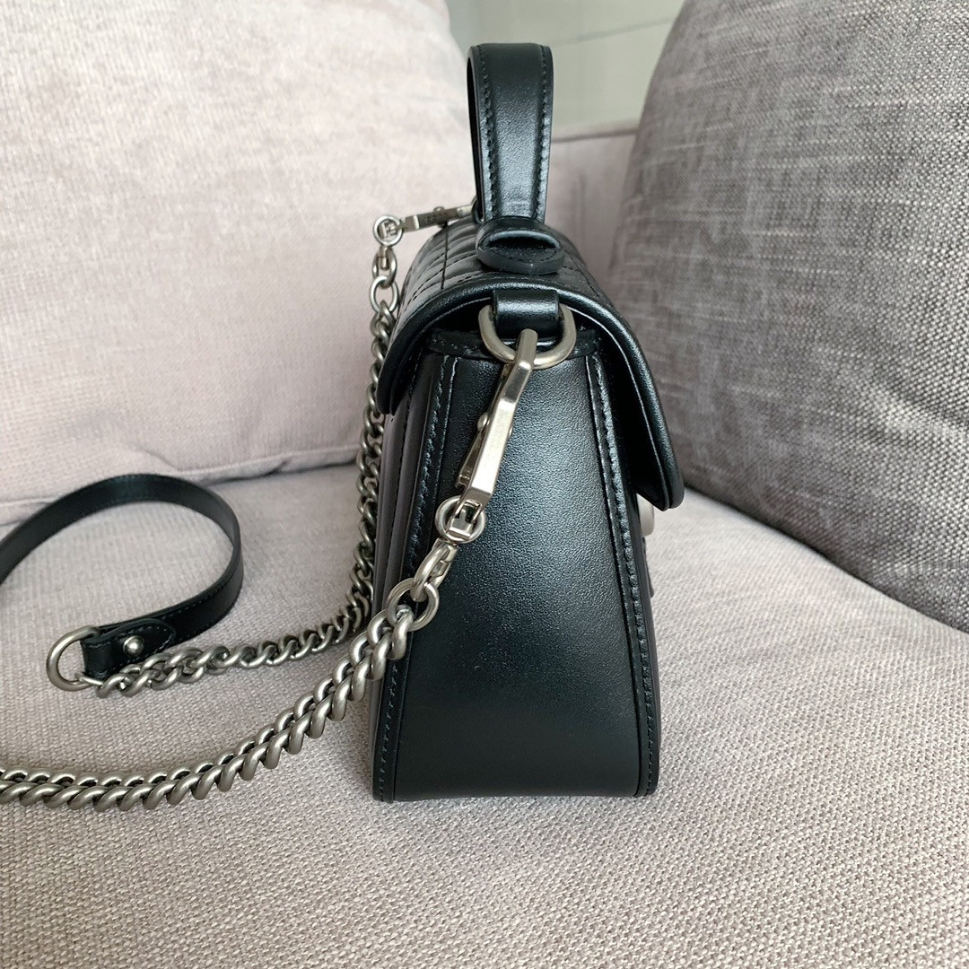 G*u*i GG Marmont series mini handbag 21cm