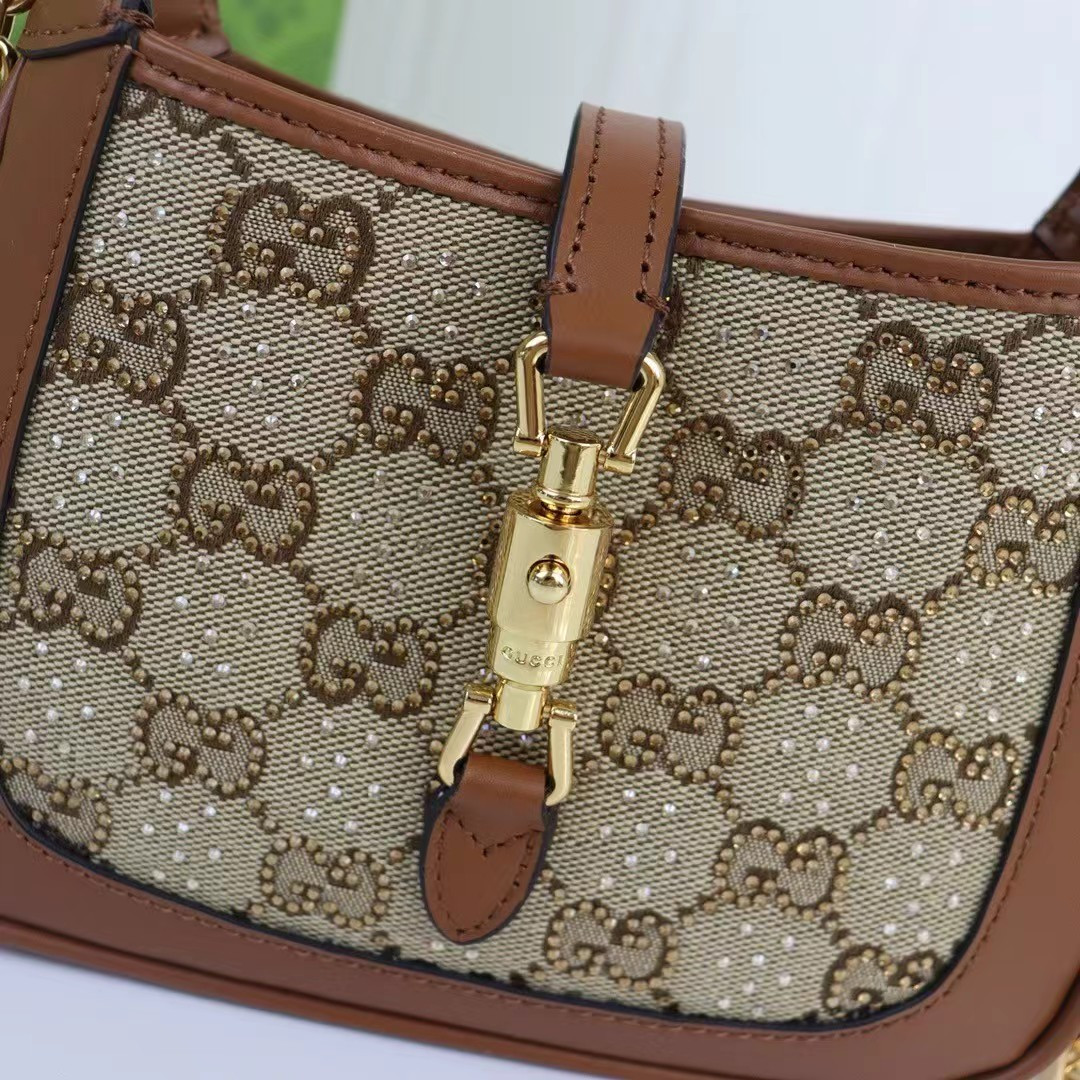 G*u*i JACKIE 1961 MINI GG SHOULDER BAG 19 x 13 x 3CM