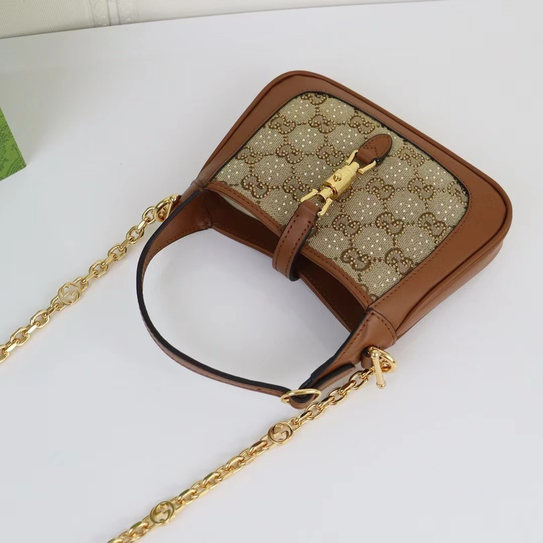 G*u*i JACKIE 1961 MINI GG SHOULDER BAG 19 x 13 x 3CM