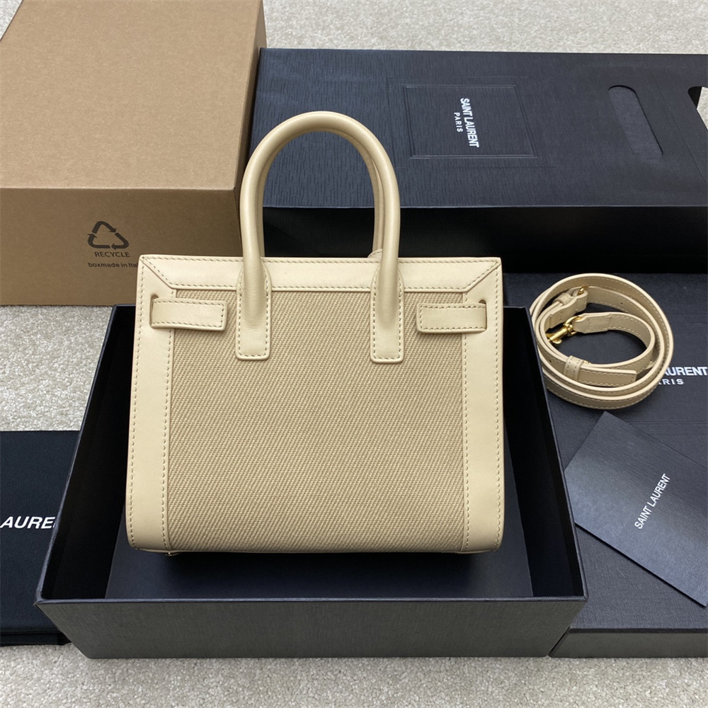 Y*L SAC DE JOUR NANO IN CANVAS HANDBAG