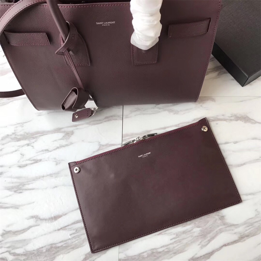 Y*L SAC DE JOUR SMALL IN GRAINED LEATHER