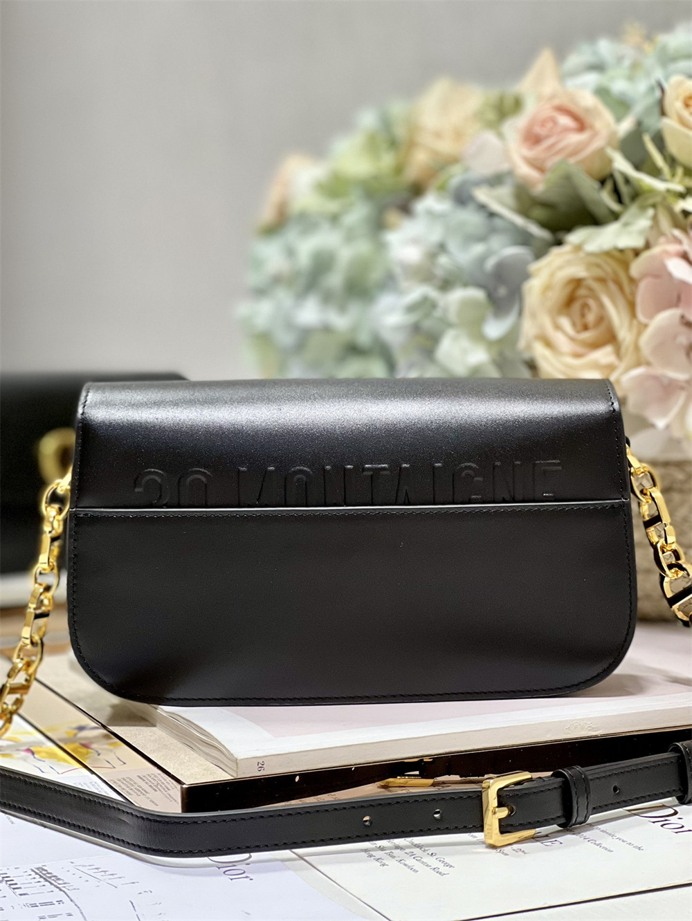 D*0r 30 Montaigne Avenue Black 22.5 x 12.5 x 6.5 cm