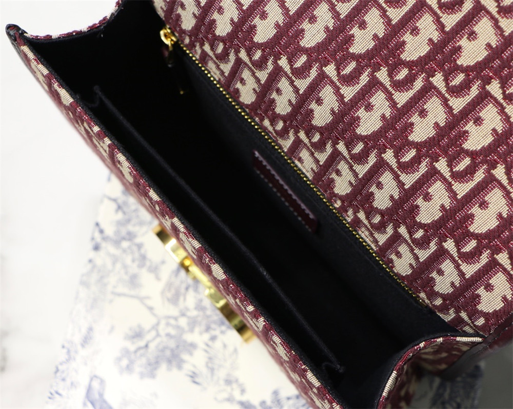 D*0r 30 MONTAIGNE CHAIN BAG ROSERED 24x18x8 cm