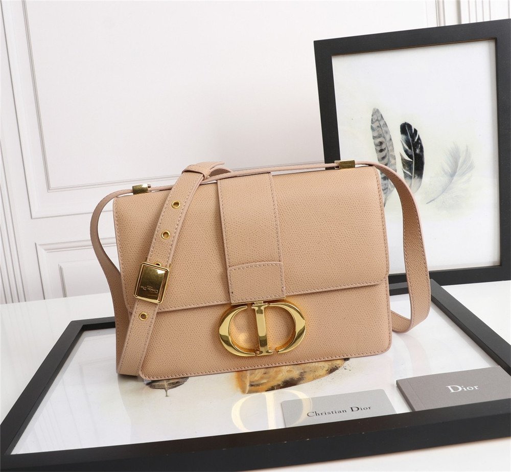 D*0r 30 MONTAIGNE CHAIN BAG Grained Pink